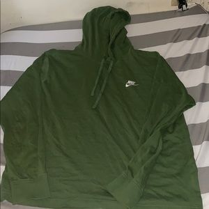 Green Nike pull over